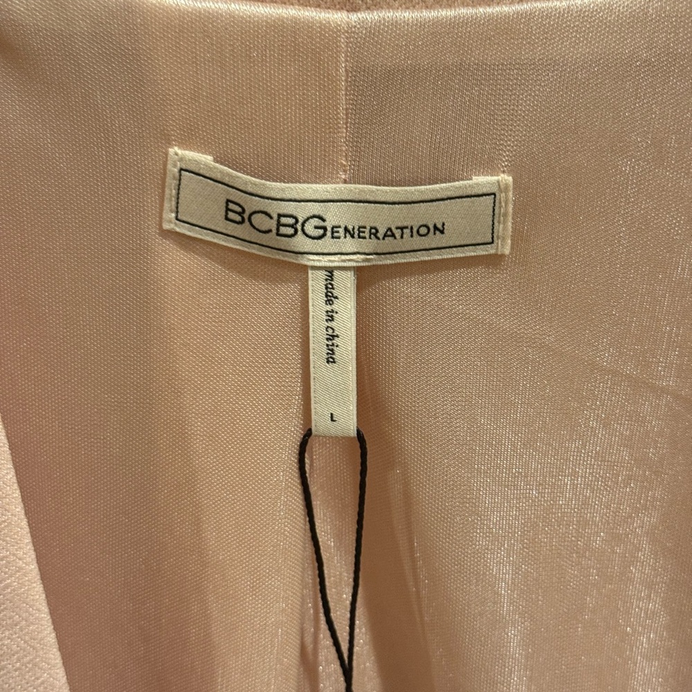 NWT BCBGeneration Women's Blush Pink Blazer (L) - Picture 7 of 11